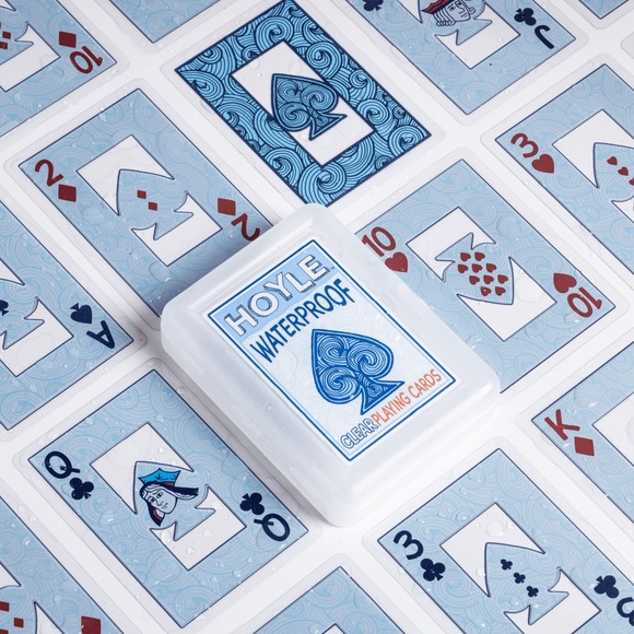 Hoyle Waterproof Clear Playing Cards - Picture 4 of 12